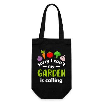Garden Gardener Gardener - Gift Bag for Bottles - black - Front