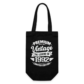 Vintage 1992 Limited Edition - Gift Bag for Bottles - black - Front