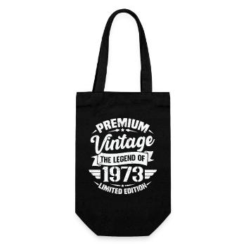 Jahrgang 1973 Limited Edition - Geschenkbeutel für Flaschen - Schwarz - Vorne
