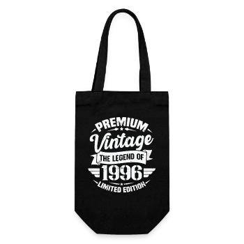 Vintage 1996 Limitierte Auflage - Geschenkbeutel für Flaschen - Schwarz - Vorne