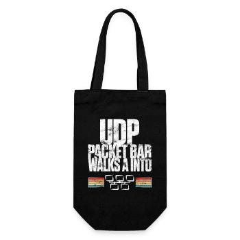 La barre de paquets UDP entre dans - Sac à bouteille - noir - Devant