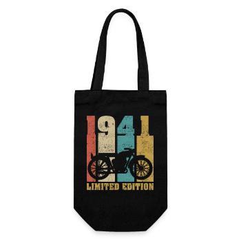 Vintage Moto 1941 Rétro Cadeau D'anniversaire - Sac à bouteille - noir - Devant