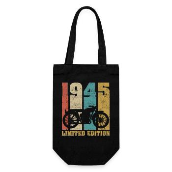 Vintage Moto 1945 Rétro Cadeau D'anniversaire - Sac à bouteille - noir - Devant