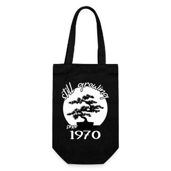 1970 Anniversaire « encore en croissance » Bonsaï Japon - Sac à bouteille - noir - Devant