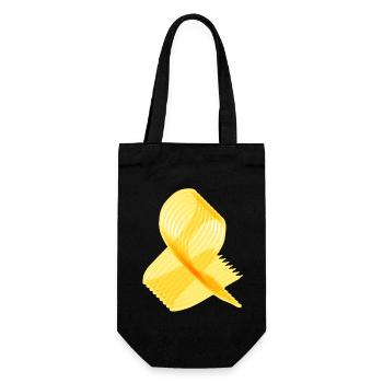 Und noch viel mehr - Geschenkbeutel für Flaschen - Schwarz - Vorne