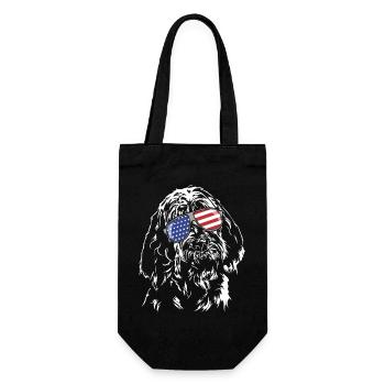 Spinone Italiano America Flag Dogs Wilsigns - Sac à bouteille - noir - Devant