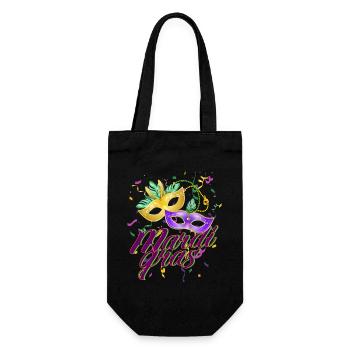 CARNAVAL DE MARDI GRAS - Sac à bouteille - noir - Devant
