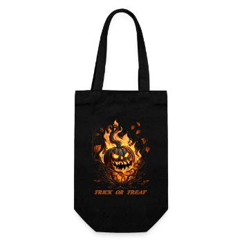 Cool Halloween Pumpkin Halloween Party - Gift Bag for Bottles - black - Front
