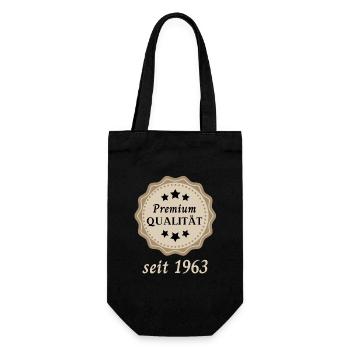 Qualité premium depuis 1963 - Sac à bouteille - noir - Devant