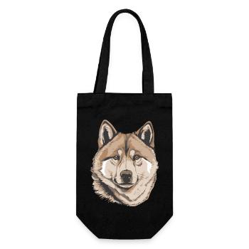 Akita - Gift Bag for Bottles - black - Front