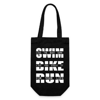 Triathlon Natation Bike Run Marathon - Sac à bouteille - noir - Devant