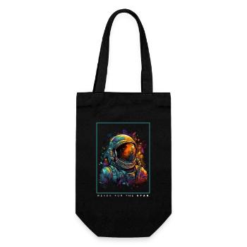 Spacewalk Astronaut Clothing - Gift Bag for Bottles - black - Front