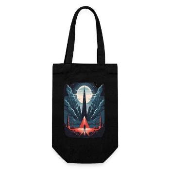 illuminati Gebirde Dreieck Man - Gift Bag for Bottles - black - Front