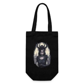 Seduction Girl Devil Evil Goth Gothic Dark - Gift Bag for Bottles - black - Front