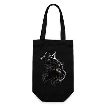 Black Cat Bombay Cat Outfit pour - Sac à bouteille - noir - Devant