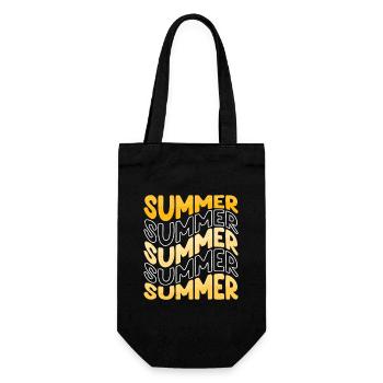 Summer - Geschenkbeutel für Flaschen - Schwarz - Vorne