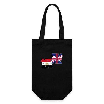 Egypte Drapeau du Royaume-Uni Égyptien britannique - Sac à bouteille - noir - Devant