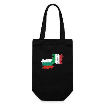 Bulgarie Italie Vintage Flag Bulgare - Sac à bouteille - noir - Devant