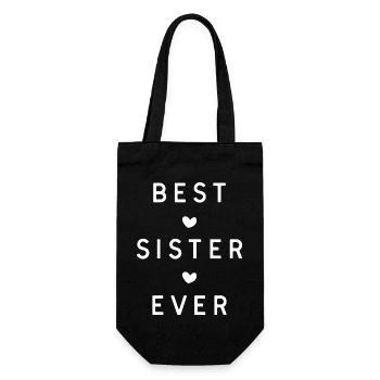 BEST SISTER EVER - Sac à bouteille - noir - Devant