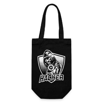 HACKER - Sac à bouteille - noir - Devant