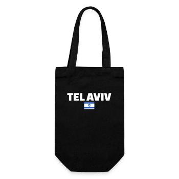 Tel Aviv Israël Drapeau israélien Israélien - Sac à bouteille - noir - Devant