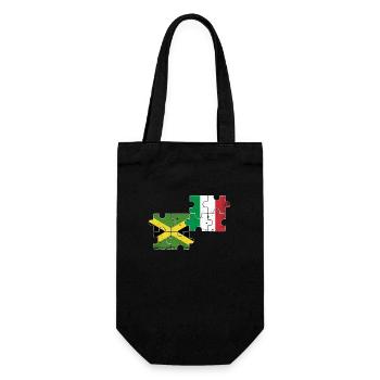 Jamaïque Italie Vintage Flag Jamaïcain - Sac à bouteille - noir - Devant