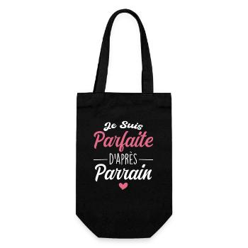 Parfaite D'après Parrain - Sac à bouteille - noir - Devant