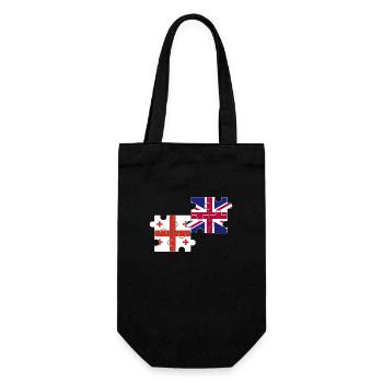 Géorgie Drapeau du Royaume-Uni Géorgien britannique - Sac à bouteille - noir - Devant