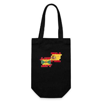 Grenada Spain Flag Spanish Grenader - Gift Bag for Bottles - black - Front