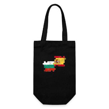 Bulgarie Espagne Vintage Flag Espagnol Bulgare - Sac à bouteille - noir - Devant