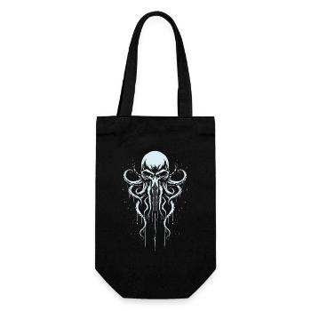 Kraken Squid Animal Tattoo Gothpunk - Gift Bag for Bottles - black - Front