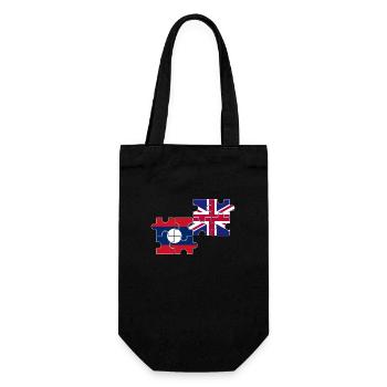 Laos Drapeau du Royaume-Uni Laotien britannique - Sac à bouteille - noir - Devant