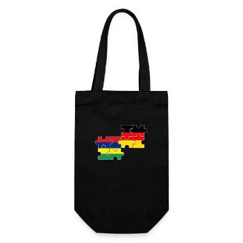 Maurice Allemagne Drapeau Mauriciens allemands - Sac à bouteille - noir - Devant