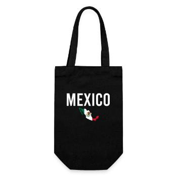 Mexique Carte Drapeau mexicain Mexicains - Sac à bouteille - noir - Devant