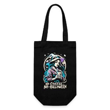 No Coffee No Halloween Coffee Lover Witch - Gift Bag for Bottles - black - Front