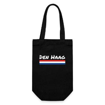 The Hague Netherlands Dutch flag - Gift Bag for Bottles - black - Front