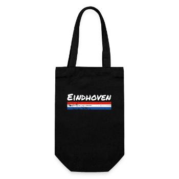 Eindhoven Netherlands Vintage Flag - Gift Bag for Bottles - black - Front