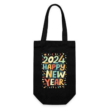 Tenue de fête du Nouvel An 2024 - Sac à bouteille - noir - Devant