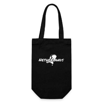 Netherlands Netherlands Vintage Map - Gift Bag for Bottles - black - Front