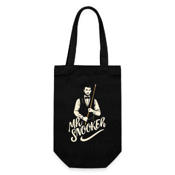 Mr. Snooker 2024 Pool Billiards Snooker Player - Gift Bag for Bottles - black - Front