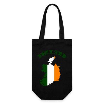 irland country - Geschenkbeutel für Flaschen - Schwarz - Vorne