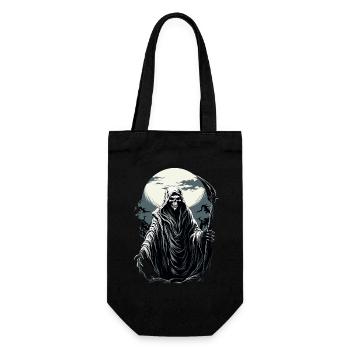 Spooky Halloween Grim Reaper Grim Reaper - Gift Bag for Bottles - black - Front