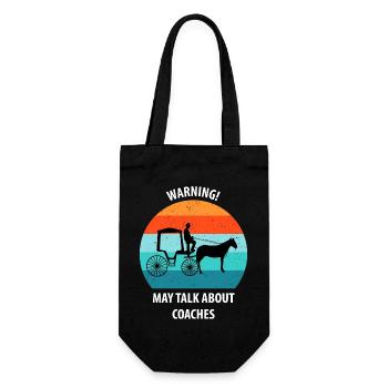 Calèche de cocher Calèche tirée par des chevaux Calèche - Sac à bouteille - noir - Devant