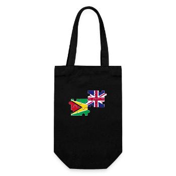 Guyane Royaume-Uni Drapeau Guyanais britannique - Sac à bouteille - noir - Devant