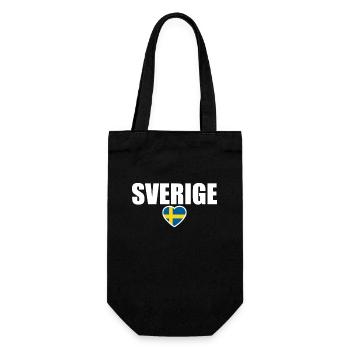 Sverige Suède Drapeau suédois Suède - Sac à bouteille - noir - Devant