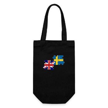 Suède Royaume-Uni Drapeau Suède britannique - Sac à bouteille - noir - Devant