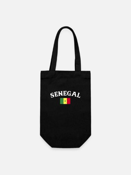 Sénégal Drapeau Sénégal Sénégal - Sac à bouteille - noir