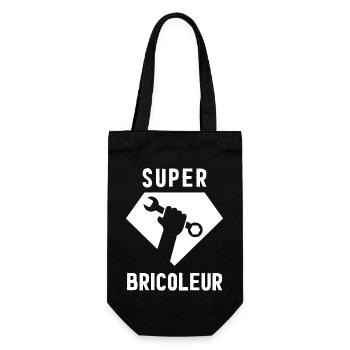 SUPER BRICOLEUR - Sac à bouteille - noir - Devant