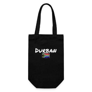 Durban Vintage South Africa South Africa Flag - Gift Bag for Bottles - black - Front