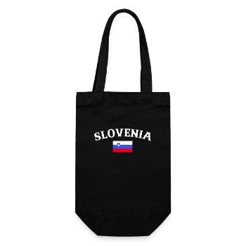 Slovenia Slowenien Slowenische Flagge Slowene - Geschenkbeutel für Flaschen - Schwarz - Vorne